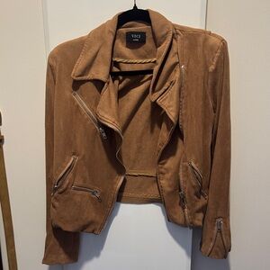 Vici Women's Brown Leather Jacket